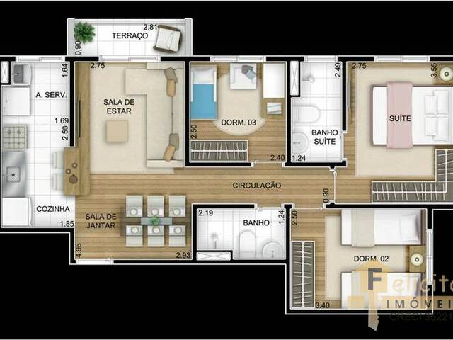 #C195 - Apartamento para Venda em Barueri - SP - 2